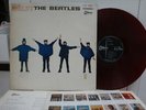 THE BEATLES / HELP , RARE RED WAX JAPAN ONLY ORIG. 1ST PRESS ODEON 1965 LP EX+