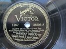 Bunny Berigan 78rpm Single 12-inch Victor Records #36208 I Can't Get Started