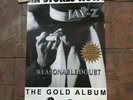 JAY-Z POSTER ( REASONABLE DOUBT ) - ROC A FELLA RECORDS & PRIORITY RECORDS 