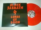 *BLACK SABBATH - lords of doom Rare vinyl record Ozzy,live,paranoid,hell,reality
