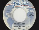 ?DAVID WILKINS Thanks A Lot/There's Something Phillips 3581 ROCK 1962 45RPM?