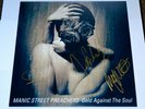 Manic Street Preachers SIGNED AUTOGRAPH Gold Against The Soul VINYL Album Cover