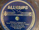 Bluebird 7450 RAMBLING DUET Woman's Answer To Home Without.. 78rpm Country EE+