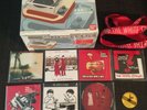 White Stripes 3 Inch Record Set Original Bandai 8ban Player New in box