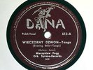 MIECZYSLAW FOGG w/ ORK SYRENA POLISH 78 RECORD DANA 613   E+