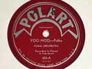 MIECZYSLAW FOGG ORCHESTRA POLISH 78 RECORD POLART 603 E+ RED VINYL