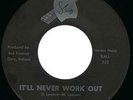 The GalaBooChes It'll Never Work Out / She Doesn't Care 45 Garage Punk Staff vg+