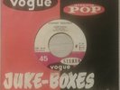 RARE 45t 7'' JUKEBOX JOHNNY HALLYDAY 24000 BAISERS VOGUE STÉRÉO 196? BE+