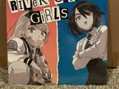 River City Girls Fan Gamer Vinyl Record Soundtrack 2LP Blue & Green Limited Run