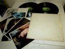 THE BEATLES WHITE ALBUM 2 LP NM/EX- US APPLE VINYL w/INSERTS 7 LABEL ERRORS #'ED