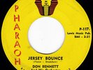 TX Vibraphone Jazz Bop DON BENNETT Jersey Bounce 45 Pharaoh HEAR