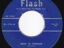 Los Angeles R&B Rumba BROWN & GREENE Back to Trinidad 45 Flash HEAR