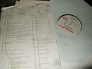 NINA HAGEN : UNBEHAGEN PROMO ONLY TESTPRESSING LP CBS NL +PROMOSHEET
