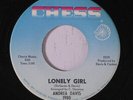 ANDREA DAVIS: Lonely Girl / You Gave Me Soul 45 (Minnie Riperton) Soul