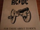 AC/DC For Those About To Rock Vinile 33giri Ita. Del 1981
