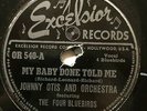 Four Bluebirds ROBINS 1st 78 My Baby Done Told Me / Court Room Blues EXCELSIOR