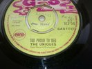 * THE UNIQUES TOO PROUD TO BEG * REGGAE 45 *