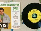 Elvis Presley 45 w PS A Little Less Conversation 1968 Yellow Label Promo VG++/M-