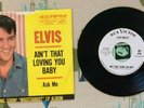 Elvis Presley 45 w PS Ain't That Loving You Baby 1964 WL Promo VG+/M-