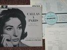 MARIA CALLAS A Paris (B/S Columbia SAX 2503 UK Stereo LP + Insert) Pretre. EX