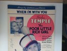Shirley Temple When I'm With You Signed Autographed Sheet Music