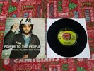 The Beatles John Lennon Apple 45 record POWER TO THE PEOPLE, 1971 black star PS