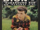 DION: Runaround Sue / Runaway Girl 45 (PS, clean) Oldies