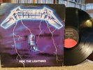 METALLICA Ride The Lightning LP 1984 Elektra 60396 w/ inner HEAVY SPEED METAL