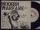MODERN WARFARE #2 7'' 45 RARE1981 1ST PRESS ON BEMISBRAIN SoCaL HC PUNK , KBD