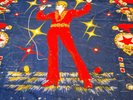 Glen Campbell & Band Bedspread. Vintage 1970's Rhinestone Cowboy era. ULTRA-RARE