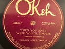 Okeh 40020 - Fiddlin’ John Carson - 78rpm Country - When You & I Were...  E