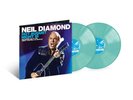 Neil Diamond-HOT AUGUST NIGHT -3  (2 x sea green Color Vinyl) read description