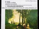 Lalo / Saint-Saens: Cello Concertos - Andre Navarra **Original Erato ED1 LP**