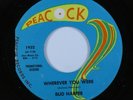 Northern Soul 45 BUD HARPER Wherever You Were PEACOCK VG+/VG++ promo HEAR