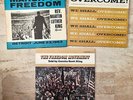 (3) 1st Pressing MLK Speaks LP Records 1963 Freedom March on Washington, Detroit