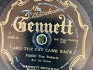 Gennet 6390 Fiddlin' Doc Roberts AND THE CAT CAME BACK 78 rpm Country VV+ 1928