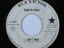 Northern Soul 45 CAROLYN COOKE I Don't Mind RCA VICTOR promo HEAR