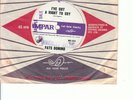 FATS DOMINO-i've got a right to cry/when i'm walking OZ AMPAR 1963 sample stamp