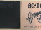 AC/DC lps BACK IN BLACK sd 16018 ex/vg+ FOR THOSE ABOUT TO ROCK sd 11111 ex/ex