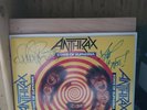 Anthrax State Of Euphoria Signed Autographed LP Island 91004-1