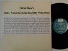 STEVE REICH Octet Music For A Large Ensemble ECM LP NM original US issue 33RPM