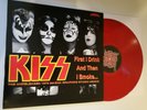 Kiss, First Drink and then I smoke, red vinyl, LP, paul stanley