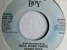 Afrika Bambaataa & The Soul Sonic Force ?– Planet Rock-45 US Tommy Boy 823 VG++