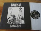 Nausea Extinction Vinyl LP Rare Original Postersleeve. crust,amebix,antisect,7