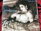 MADONNA 1st ED 84 LIKE A VIRGIN FLORAL MATERIAL GIRL PROMO HYPE STICKER LP VINYL