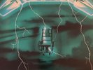 metallica ride the lightning  rare green vinyl mint copy