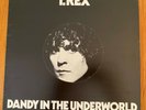 T Rex Dandy in the Underworld 1st UK Press 1977 BLN 5005 Die Cut Sleeve Ex/VG+