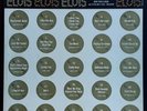 Elvis Presley-Worldwide 50 Gold Award Hits,Vol.1.1971 Gold Promo Stamped Labels
