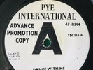 The Mojo Men Dance With Me 1966 7” 45rpm 60’s Mod Pye Promo Demo Beat 7N 25336
