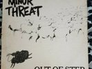 Minor Threat - Out of Step early pressing with solid black back cover